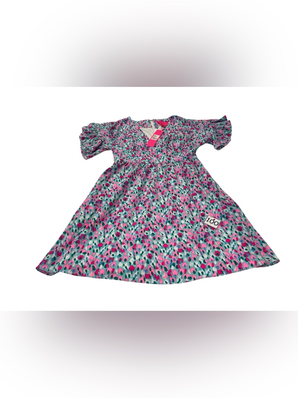 NWT Women’s Sz 4 Lilly Pulitzer Blaire Stretch Floral Flutter Sleeve Dress